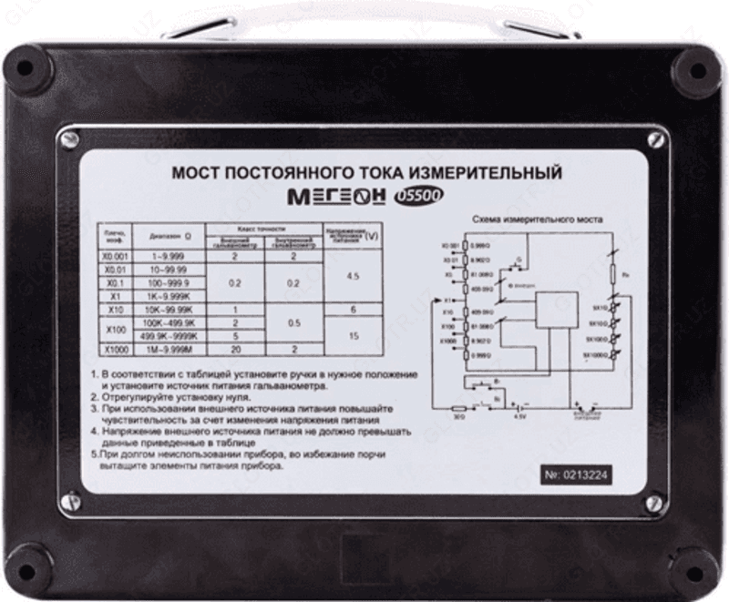 МЕГЕОН 05500 — измерительный мост постоянного тока — 2