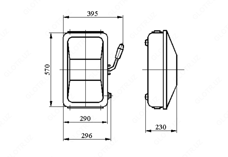 Ящик силовой с рубильником ЯБПВУ 4 ЯБ-3-400-2-У3 400А IP54 Cu (ЯБПВУ 4) с ППН-37 — 2