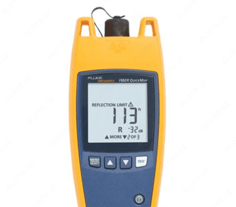 Fluke Fiber QuickMap — прибор поиска неисправностей и определения расстояния до них в многомодовых кабелях — 1