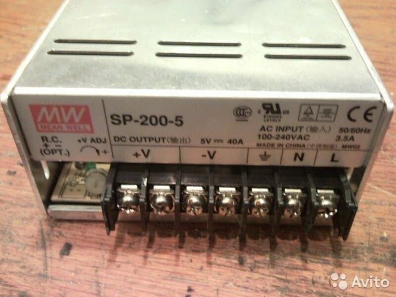SP-200-5 Блок питания MEAN WELL — 2