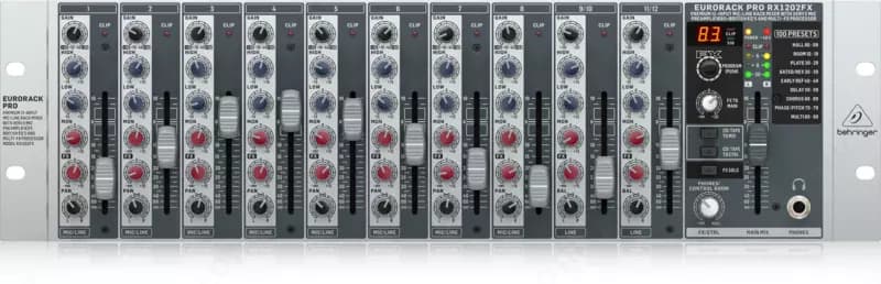 Behringer EURORACK PRO RX1202FX - Рековый микшер-микрофонный/линейный пульт — 1