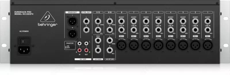Behringer EURORACK PRO RX1202FX - Рековый микшер-микрофонный/линейный пульт — 2