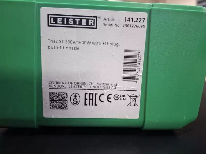 Термофен Leister Triac ST (141.227) оригинал — 3