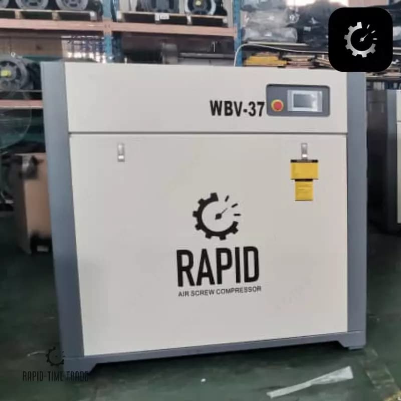 Винтовые компрессоры марки Rapid с инвертором модель WBV37 — 2