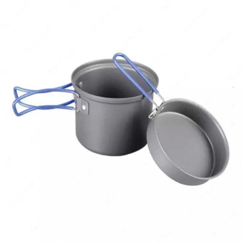 Котёл с крышкой-сковородой Tramp из анодированного алюминия — 1