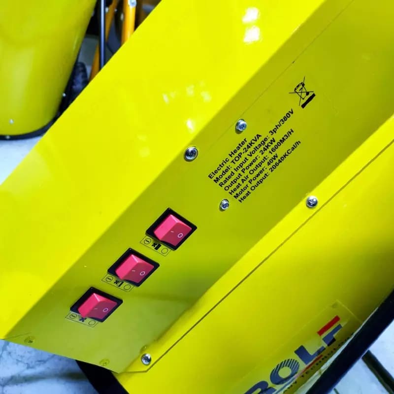 Тепловая пушка Электрический нагреватель ROLF TOP-24kVА 380W — 5