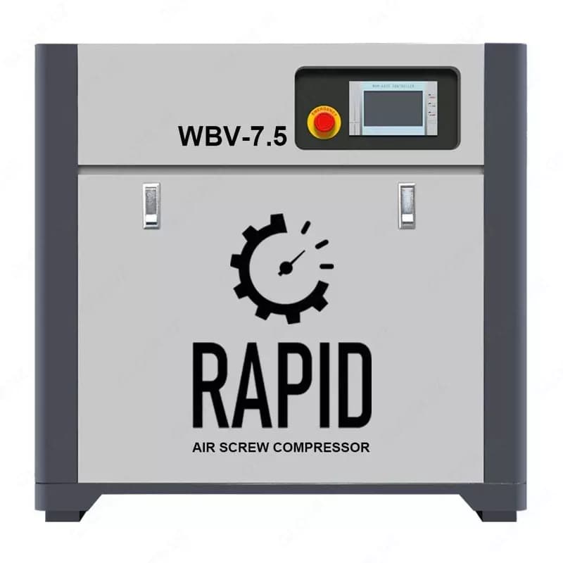 Винтовые компрессоры марки Rapid с инвертором модель WBV 75 — 1