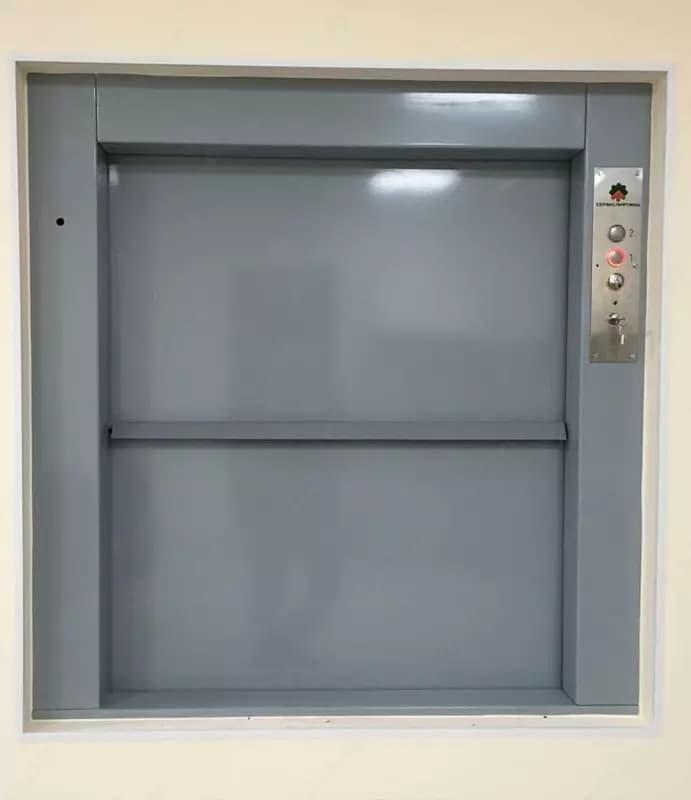 Лифт грузовой (малый) ”TECOM” TES-0100 (100 кг, 2 остановки, скорость 0.5 м/с.) — 1
