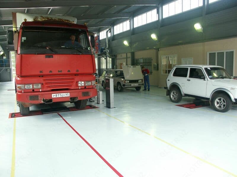 ЛТК-16000 автоматизированная универсальная линия технического контроля для легковых, грузовых большегрузных автомобилей, а также автобусов всех категорий с осевой нагрузкой до 16 тонн. — 3