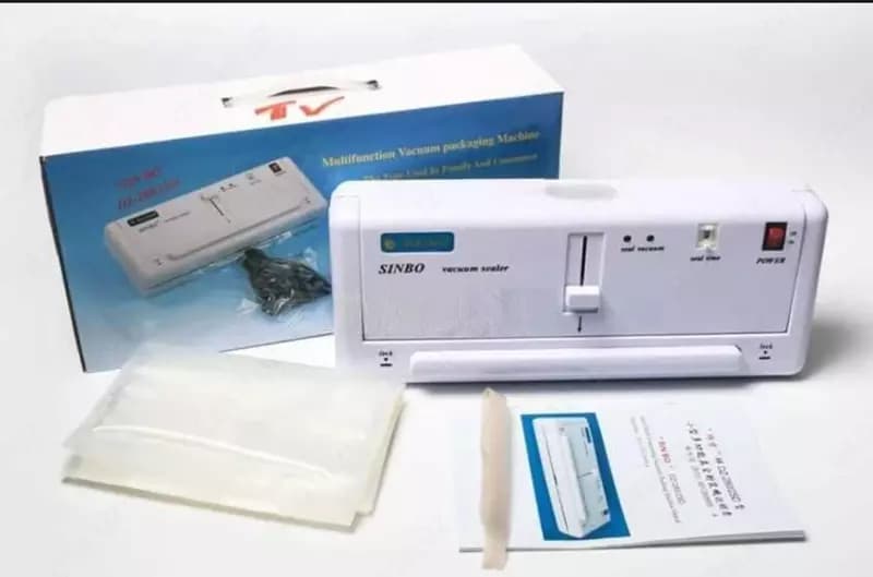 Вакуумный упаковщик. Vakum gadoklash. Вакуум аппарат. SINBO DZ-280/ 2SD — 5