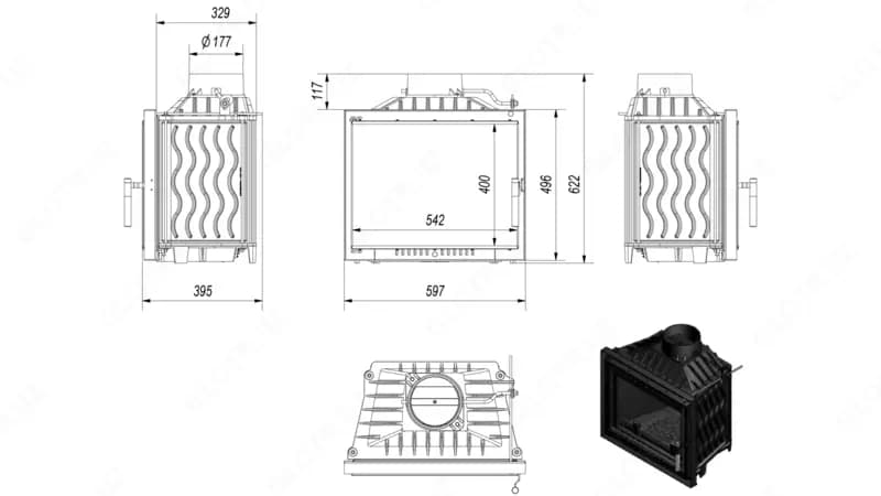 Камин ANTEC DECO в Узбекистане. — 6