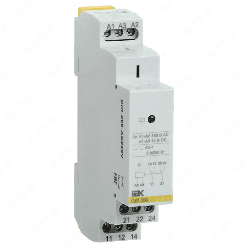 Промежуточное реле.OIR 2 конт (8А). 230 В AC IEK — 2