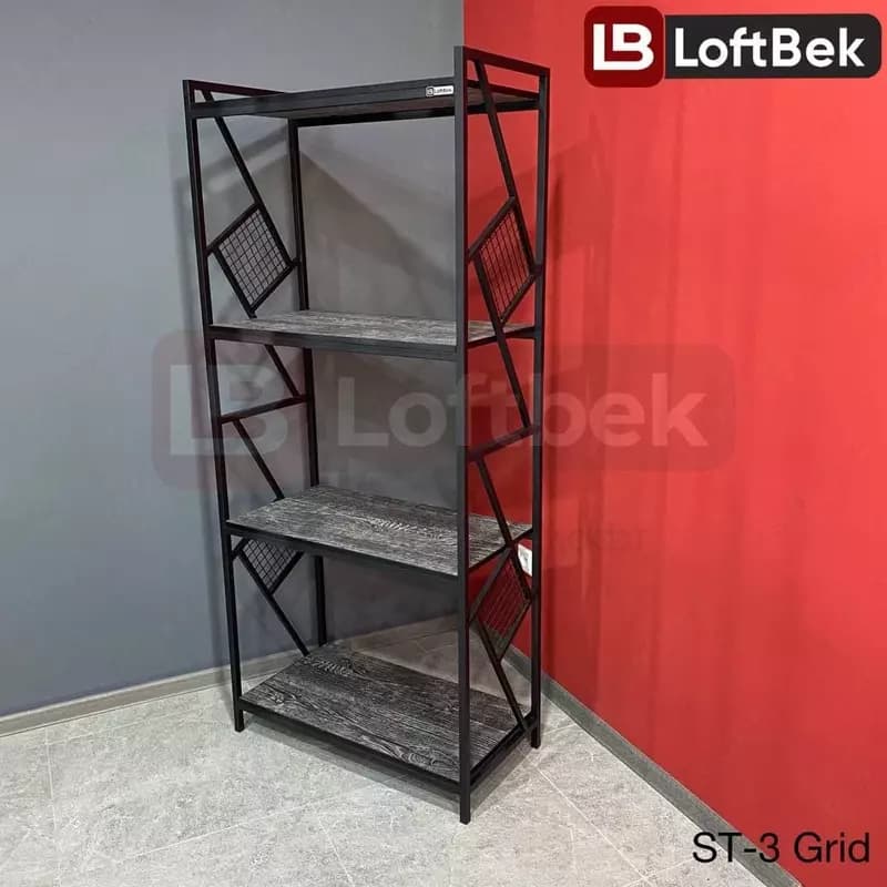 Стеллаж в стиле Лофт.. Модель ST-3 — 1