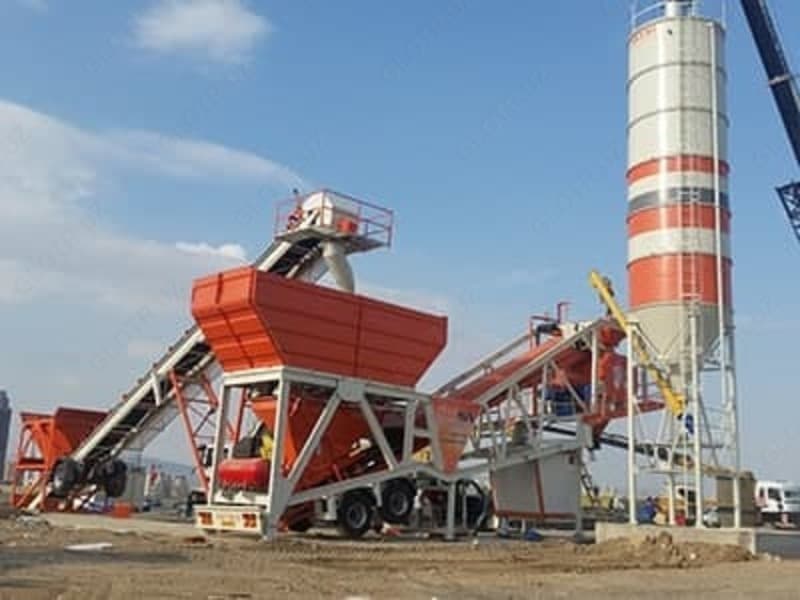 Бетонный завод SKYMIX 85м3 - пил 1,5м3 - 1 силос 60 тонн (корейский продукт) — 1