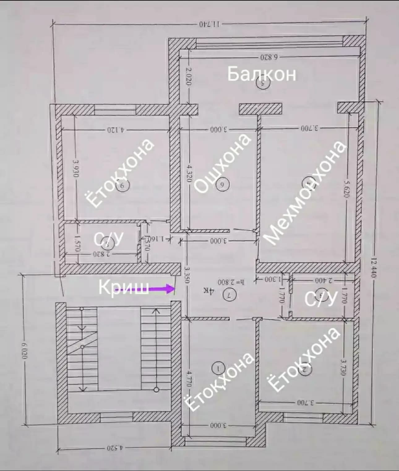 Новостройка: Продаётся 4-х комнатная квартира 120 м2 — 5