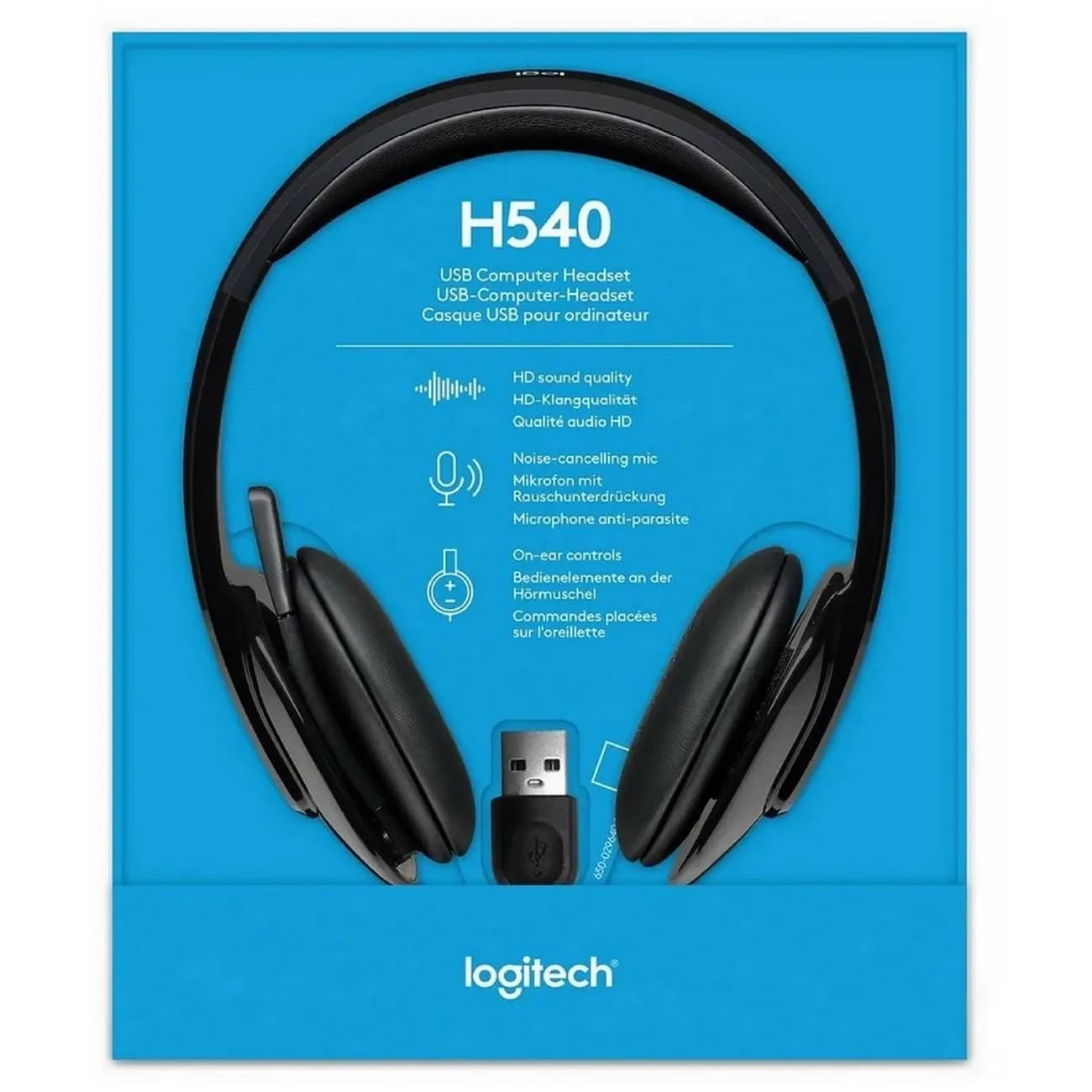 Kompyuter quloqchinlari Logitech H540 USB — 5
