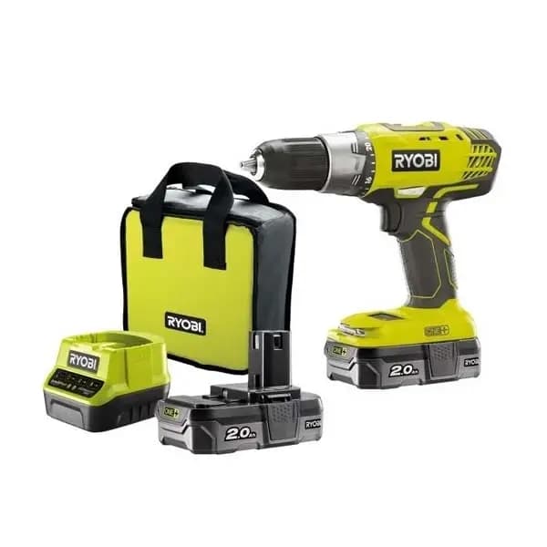 Аккумуляторная дрель-шуруповерт RYOBI R18DDP2-220S В избранное
