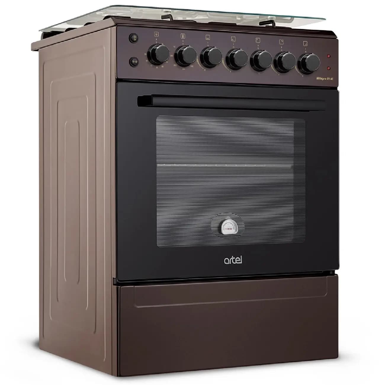 Kombinatsiyalangan plita Artel Milagro 01-K ГК Brown — 2