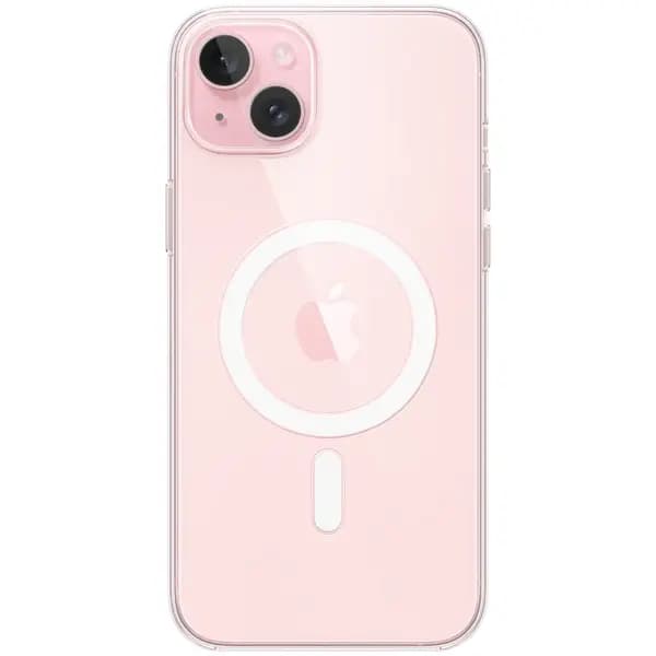 iPhone 15 Plus uchun shafof MagSafe g‘ilof — 5