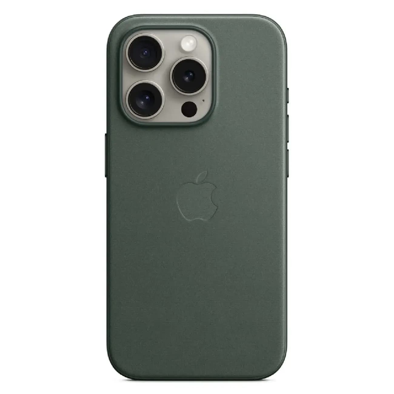 iPhone 15 Pro uchun Evergreen MagSafe himoyali FineWoven g‘ilofi — 2