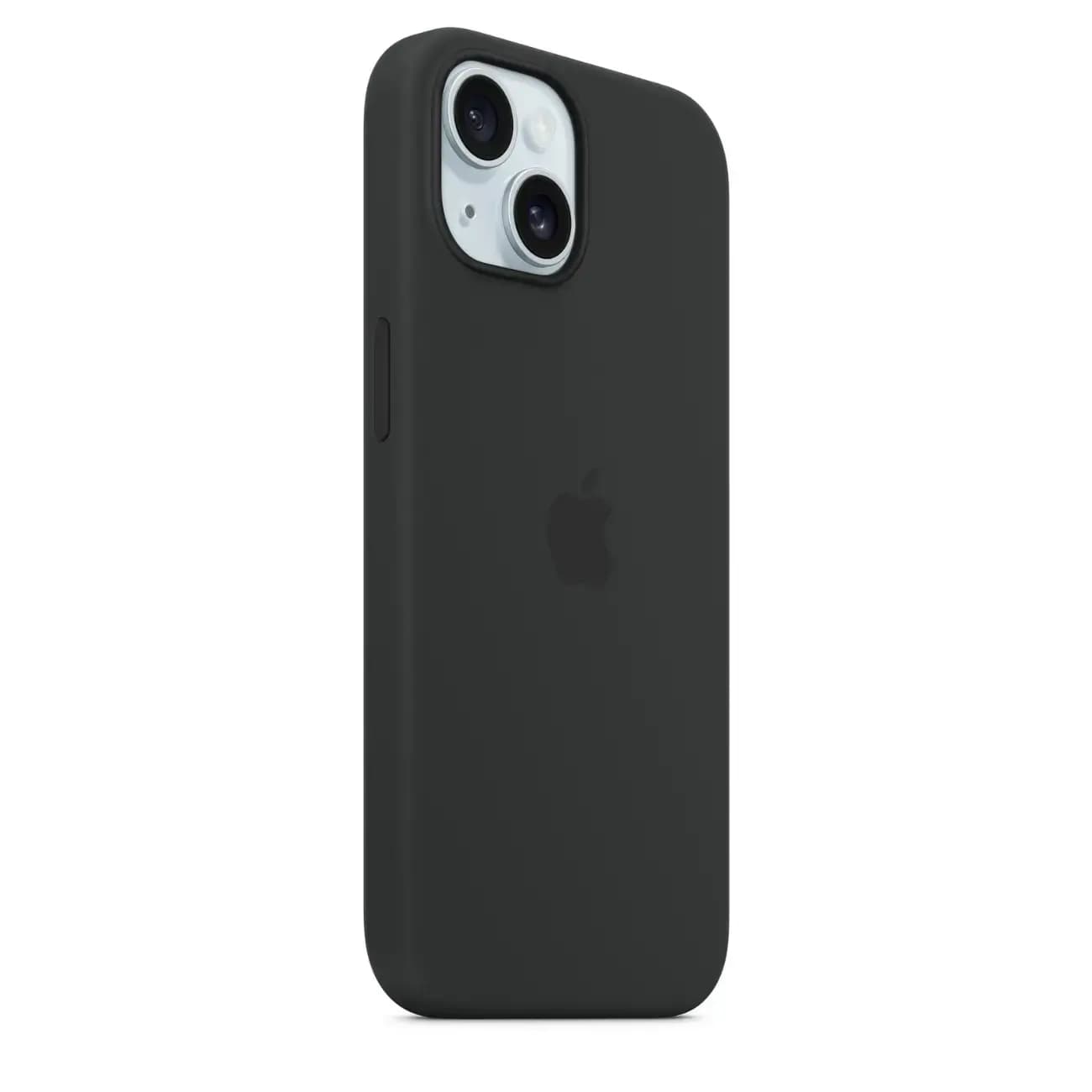 G‘ilof iPhone 15 uchun Black Silikon MagSafe — 3
