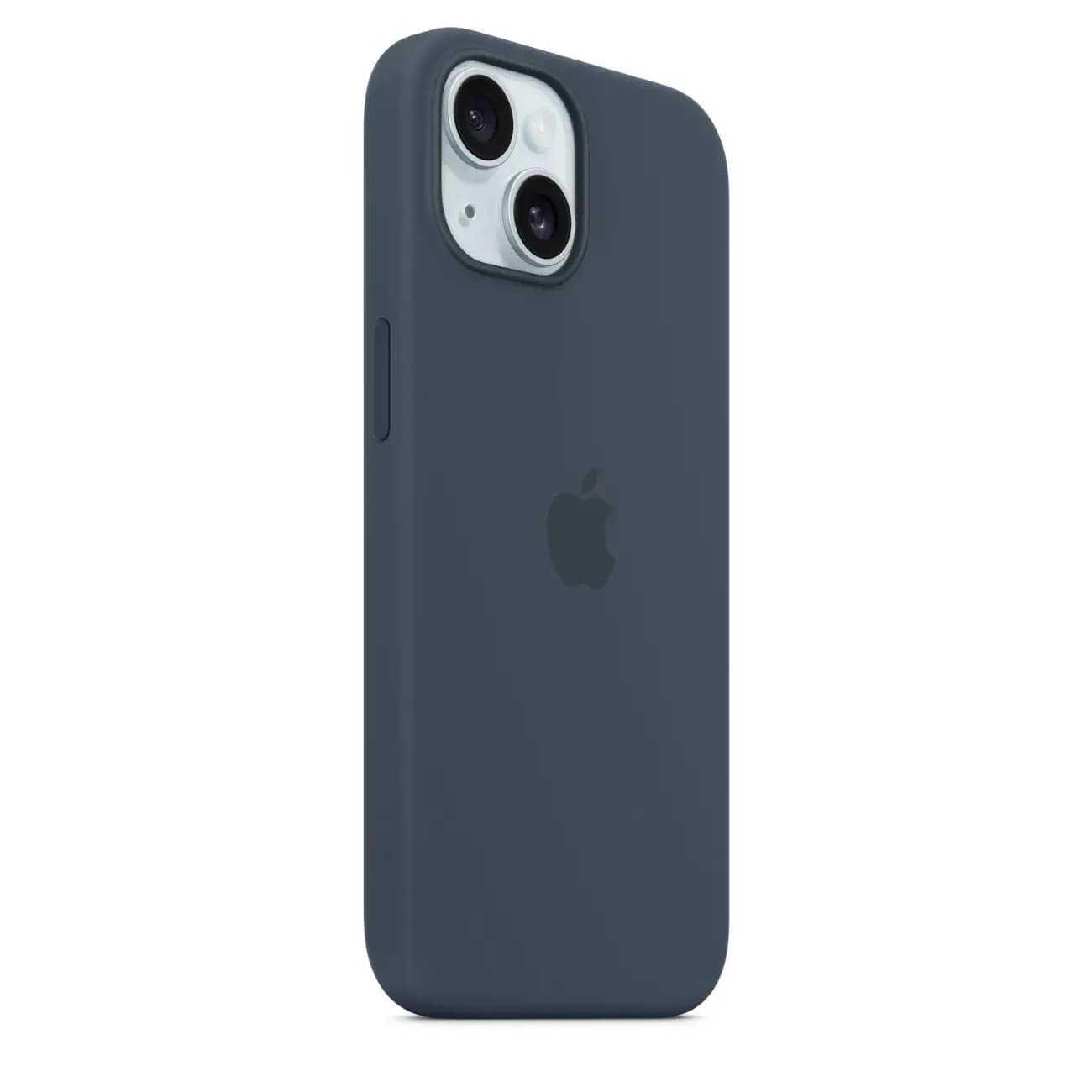 Silikon g‘ilof iPhone 15 uchun Storm Blue MagSafe — 3