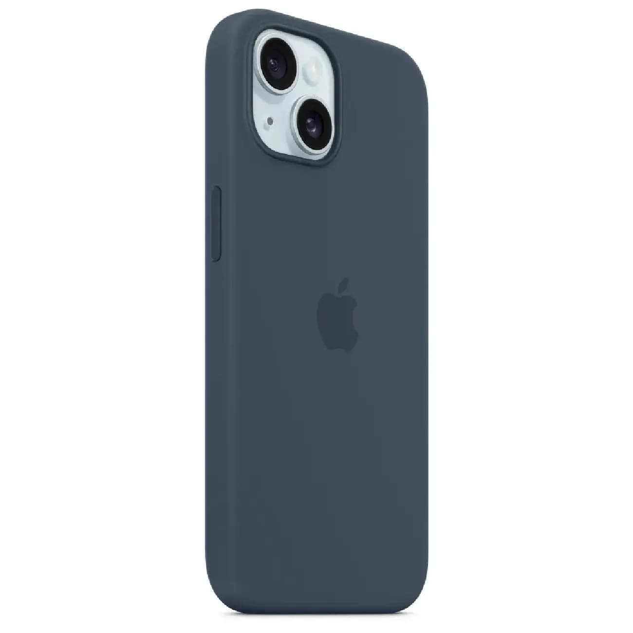 iPhone 15 Plus uchun To‘q ko‘k Silikon MagSafe g‘ilof — 2