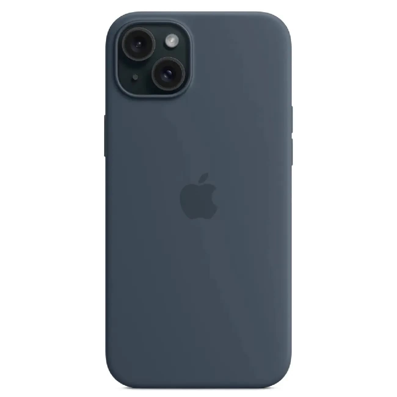 iPhone 15 Plus uchun To‘q ko‘k Silikon MagSafe g‘ilof — 4