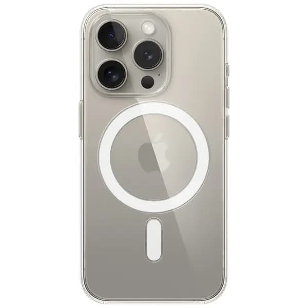 iPhone 15 uchun shafof MagSafe g‘ilof — 4