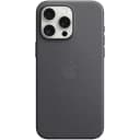 iPhone 15 Pro uchun Qora MagSafe himoyali FineWoven g‘ilofi