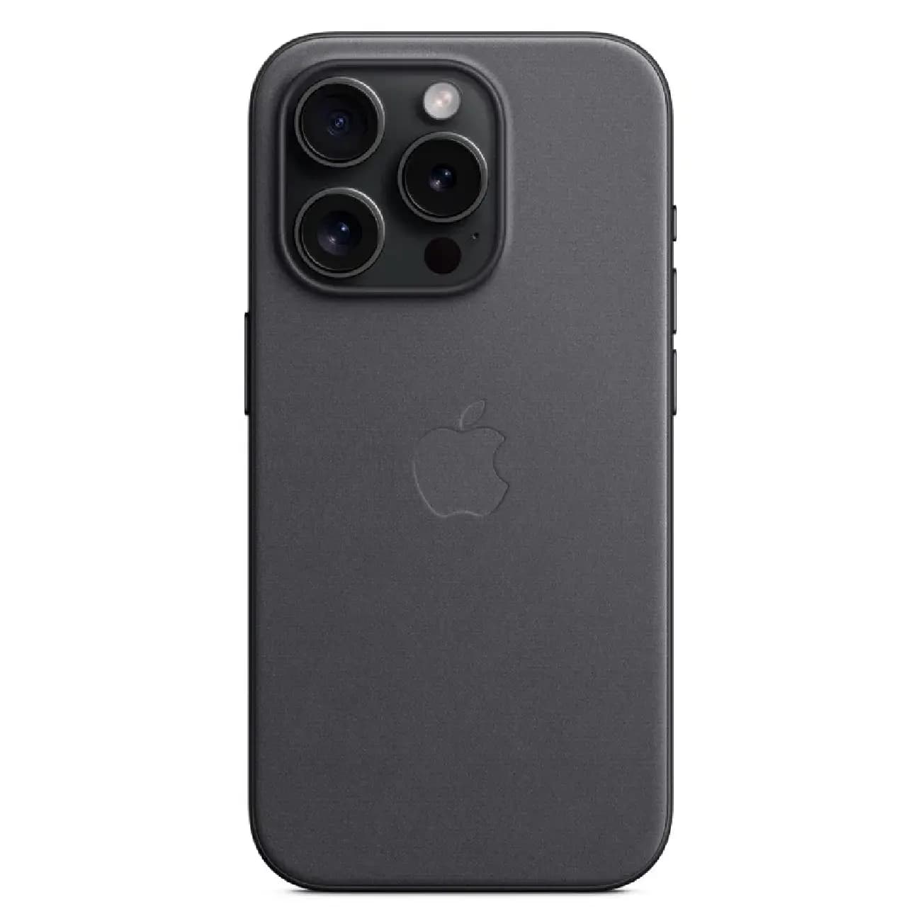 iPhone 15 Pro uchun Qora MagSafe himoyali FineWoven g‘ilofi — 5