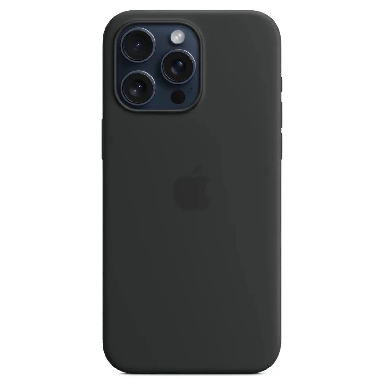 iPhone 15 Pro Max uchun Qora Silikon MagSafe g‘ilof — 2