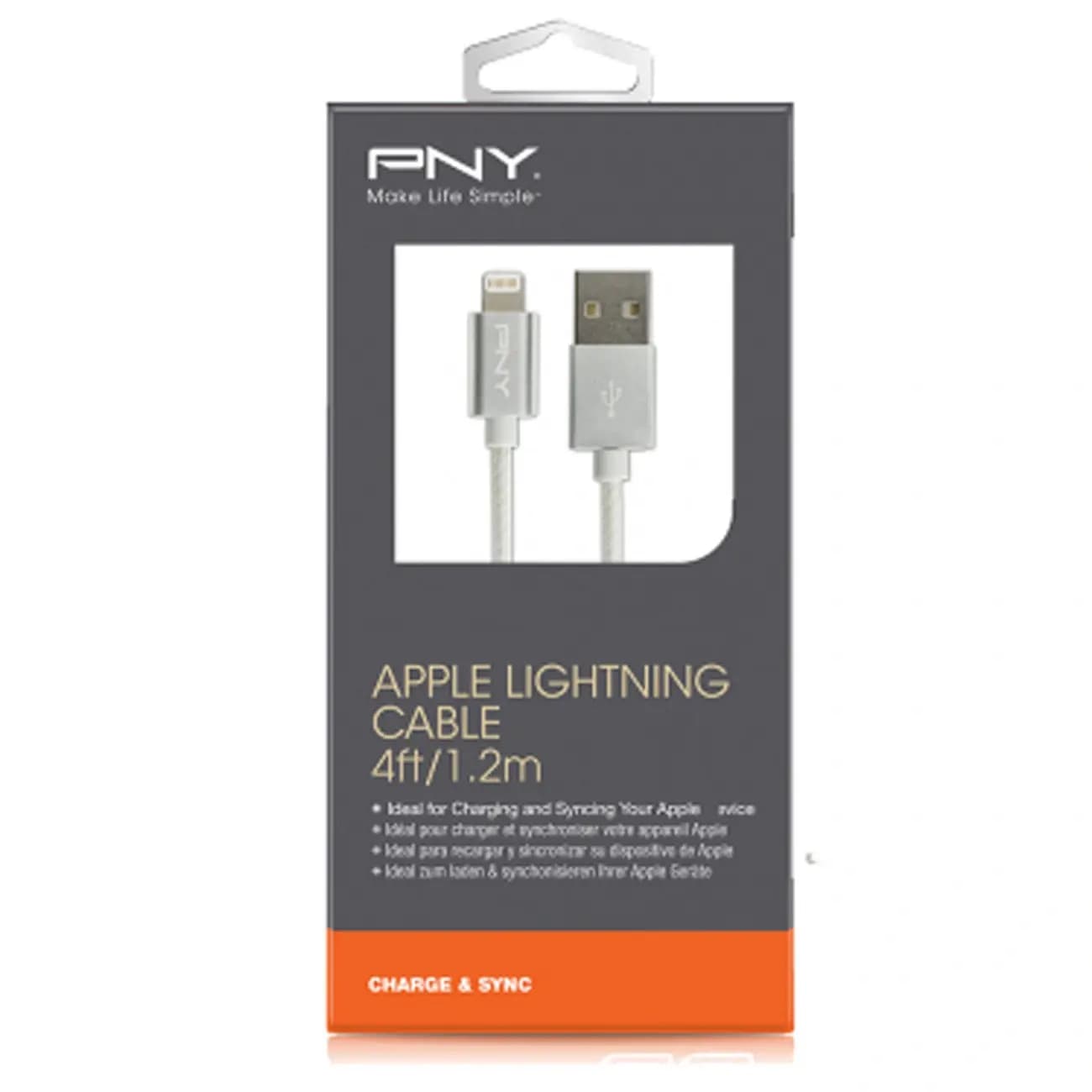 Kabel Lightning konnektorli PNY C-UA-LN-S01-04 — 4