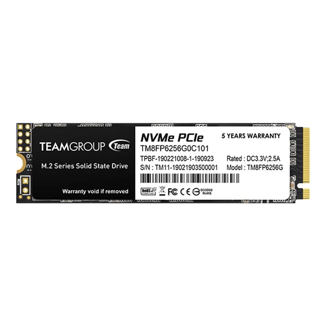 Drayver SSD Teamgroup 256GB M2 NVMe — 1