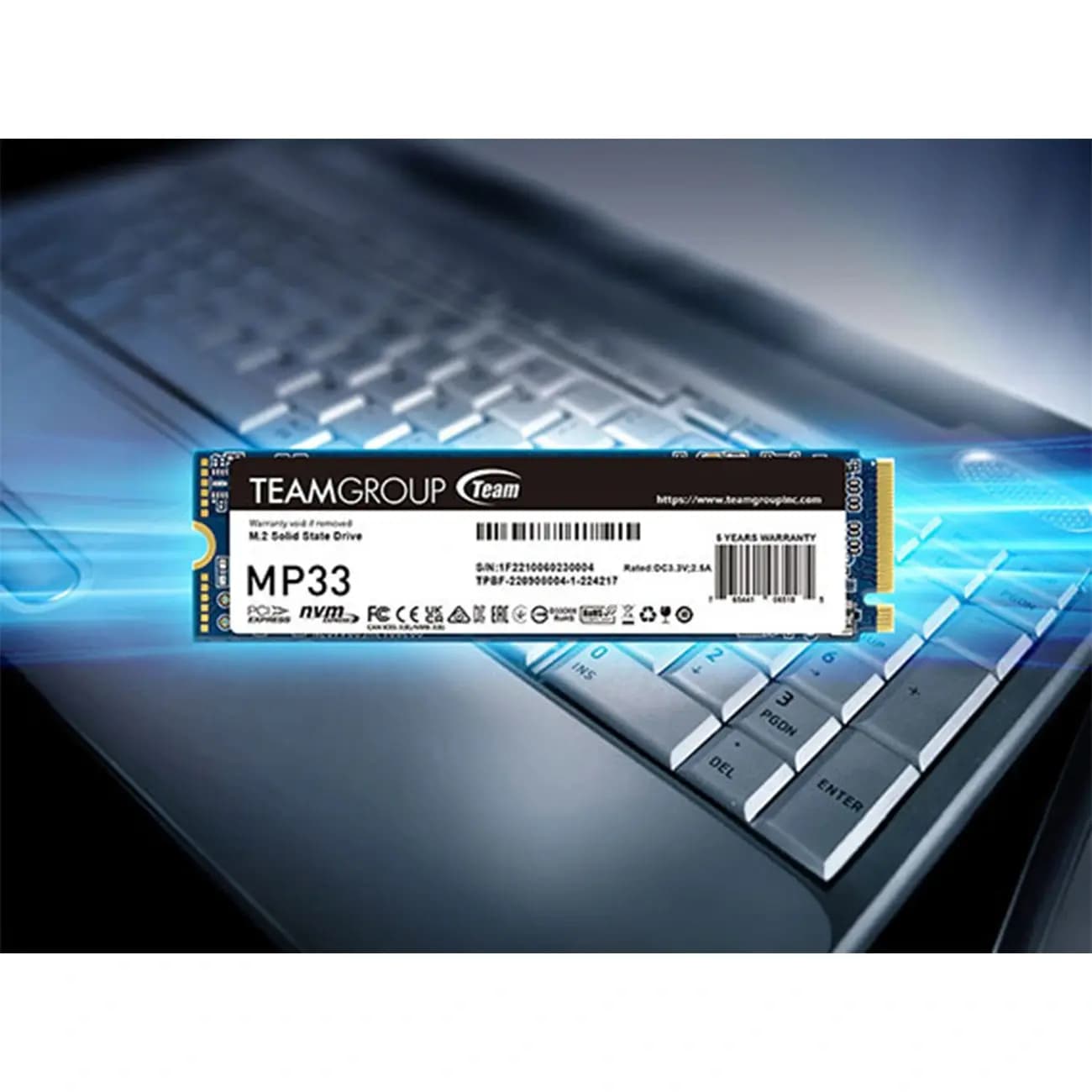 SSD xotira Teamgroup 1TB M2 NVMe — 5