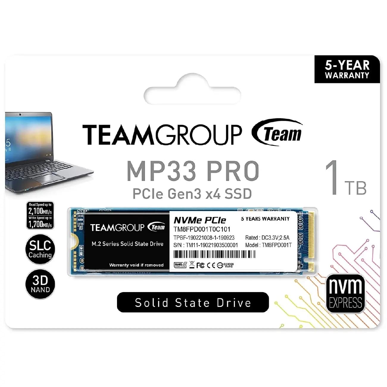 SSD xotirasi Teamgroup 1TB SATA III — 3
