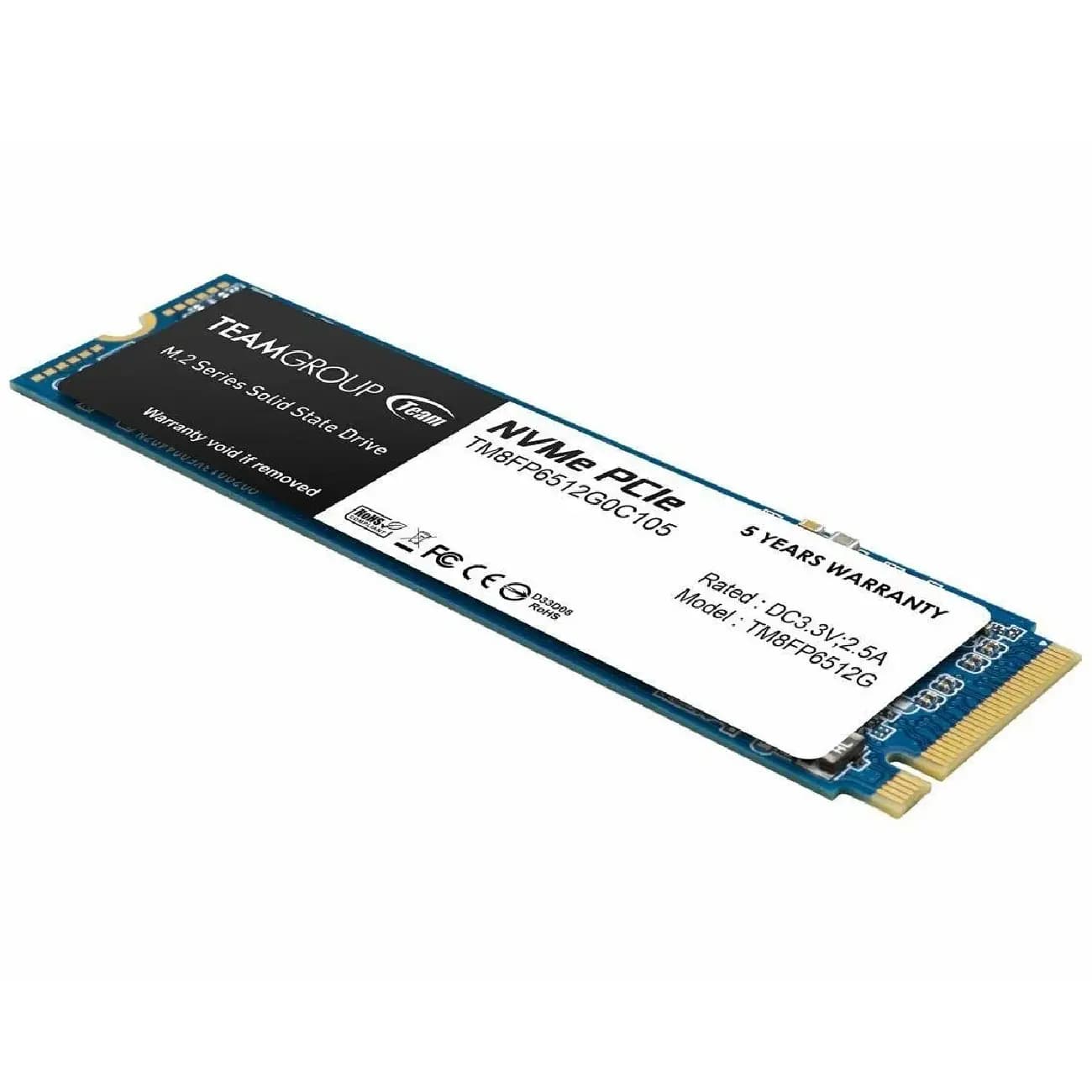 SSD xotira Teamgroup 512GB M2 NVMe — 2