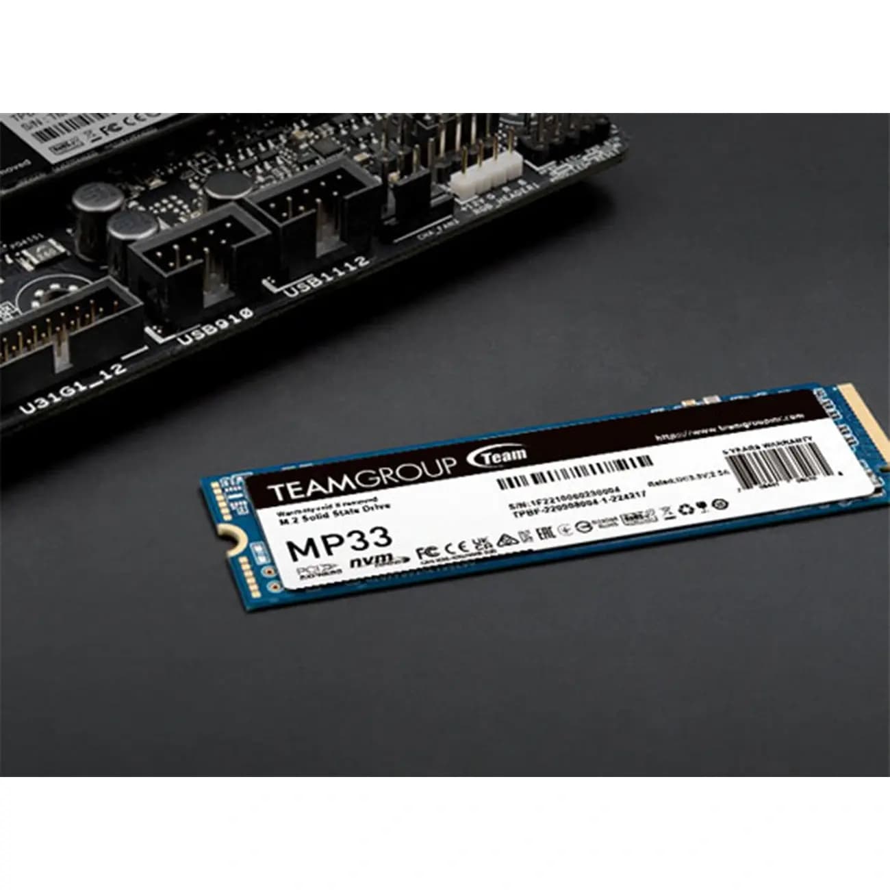 SSD xotira Teamgroup 512GB M2 NVMe — 4