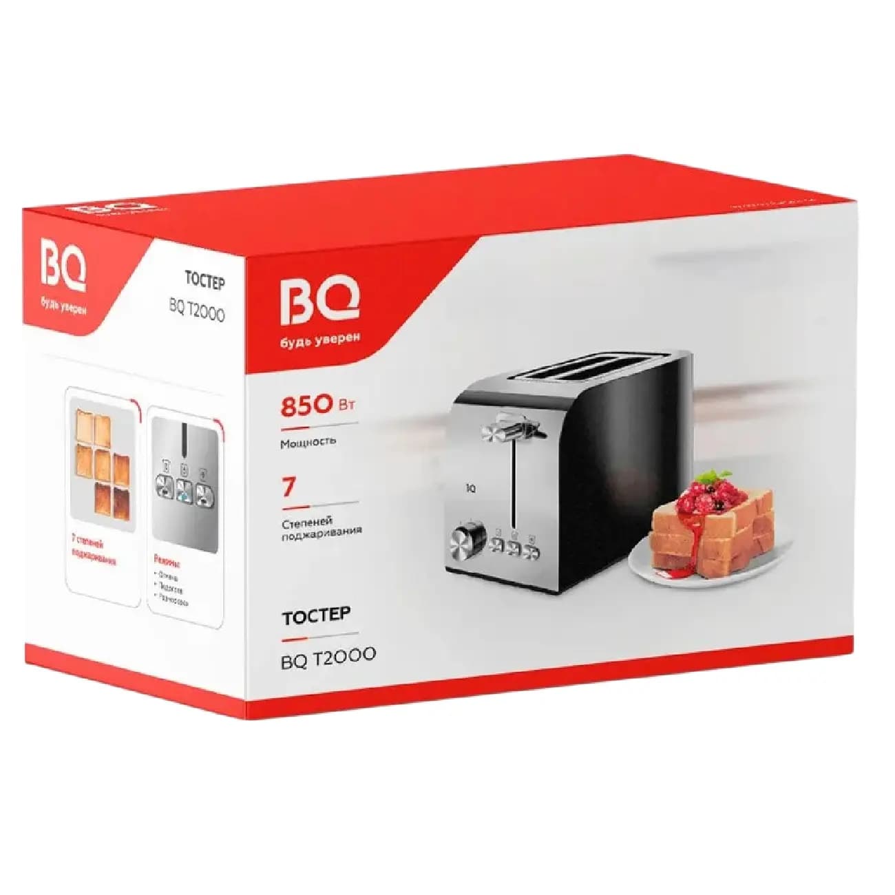 Toster BQ T2000 Steel-Black — 4
