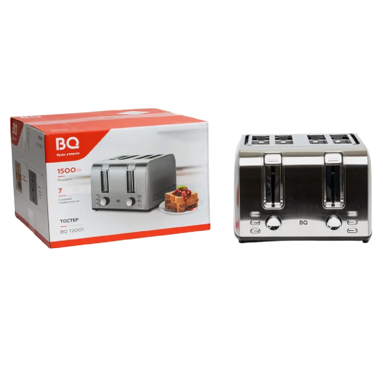 Toster BQ T2001 Steel-Black — 6