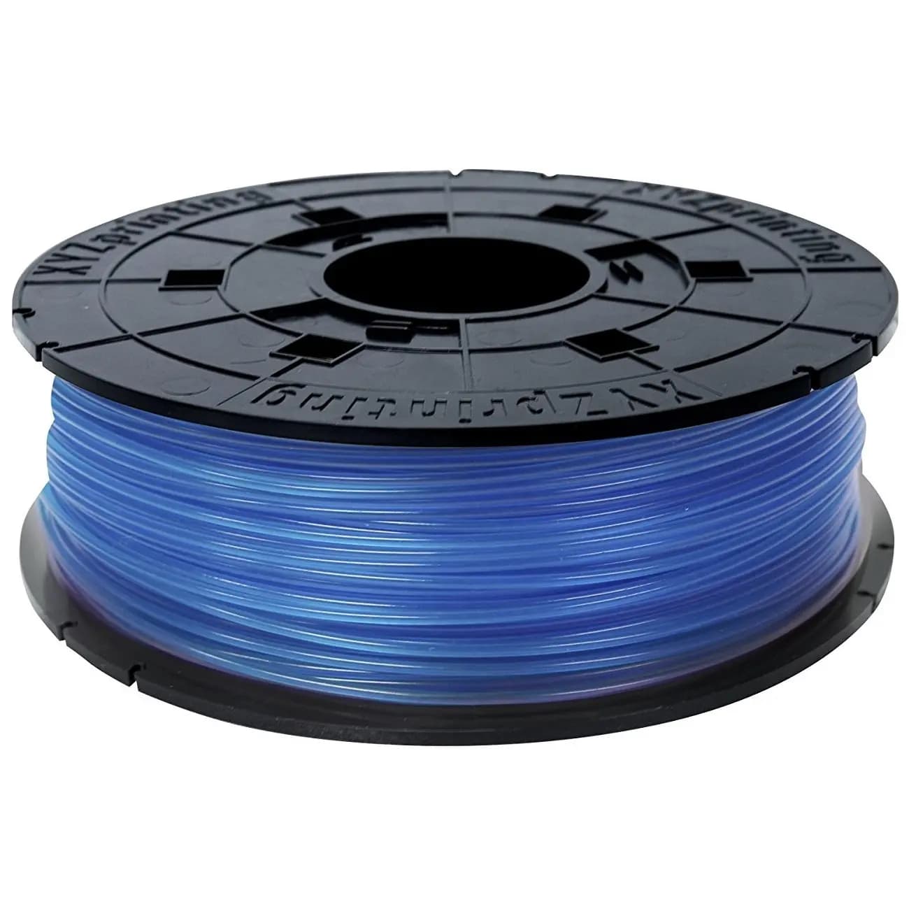Ip g‘altagi 1.75mm/0.6kg PLA XYZprinting Filament da Vinci uchun, shaffof ko‘k — 1