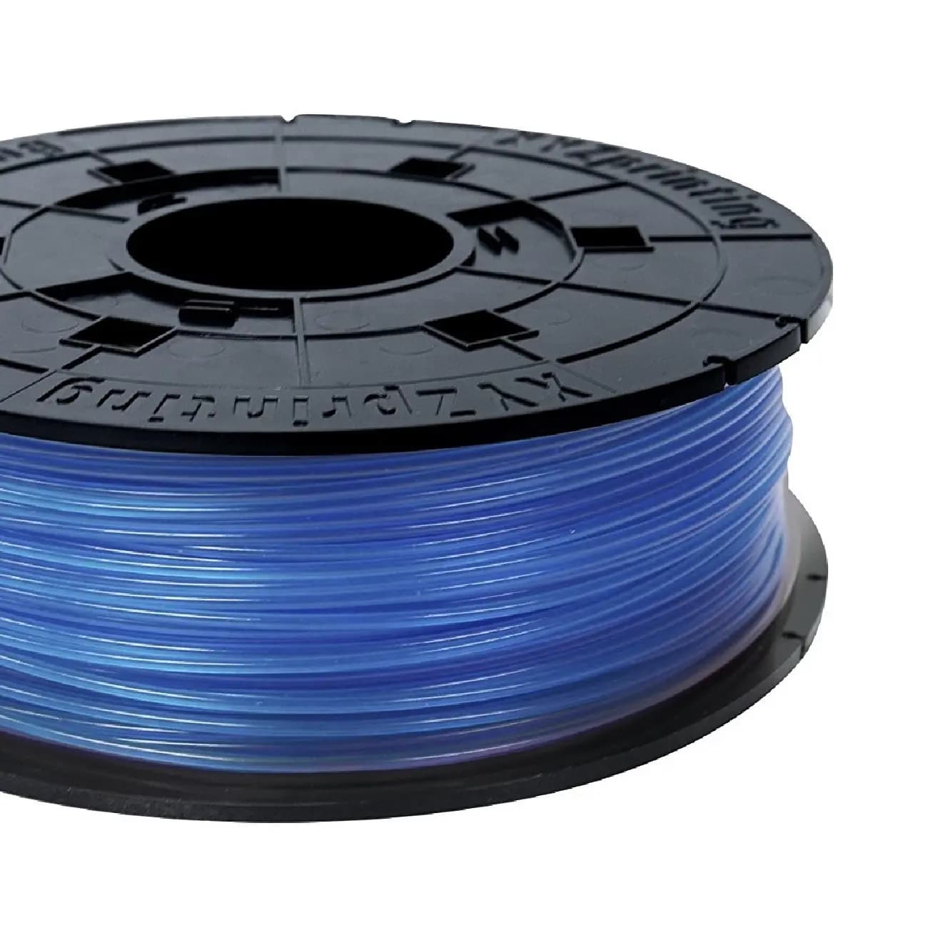 Ip g‘altagi 1.75mm/0.6kg PLA XYZprinting Filament da Vinci uchun, shaffof ko‘k — 4