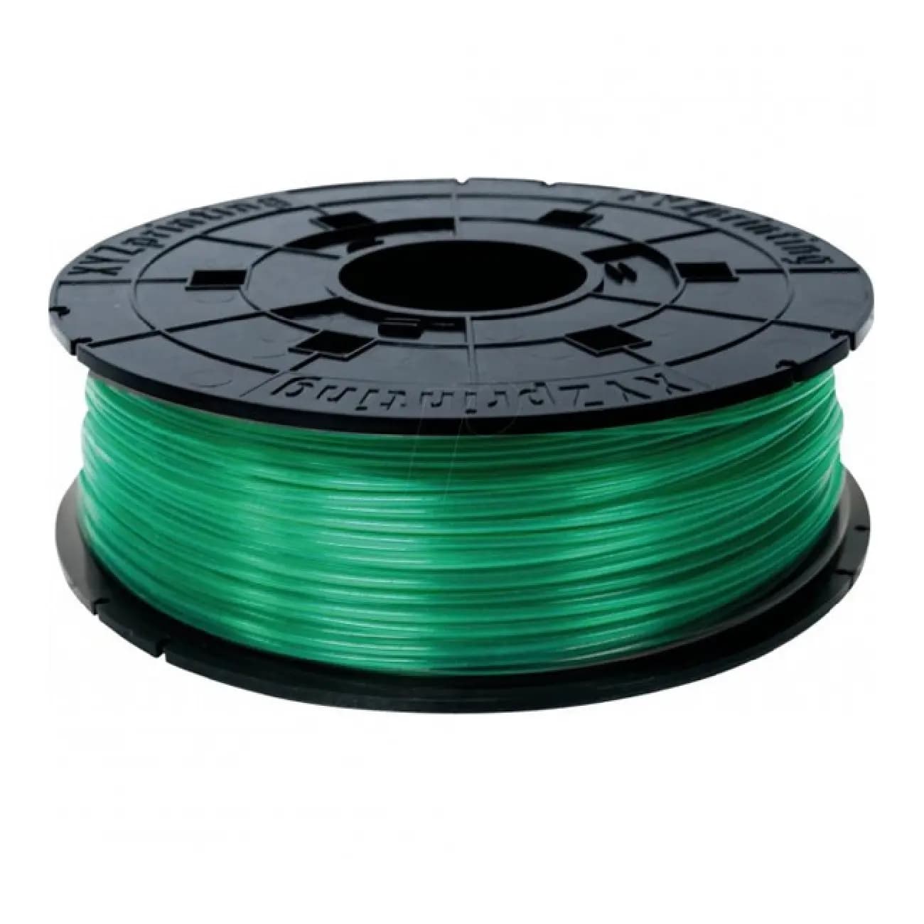 Ip g‘altagi 1.75mm/0.6kg PLA XYZprinting Filament da Vinci uchun, shaffof yashil — 1