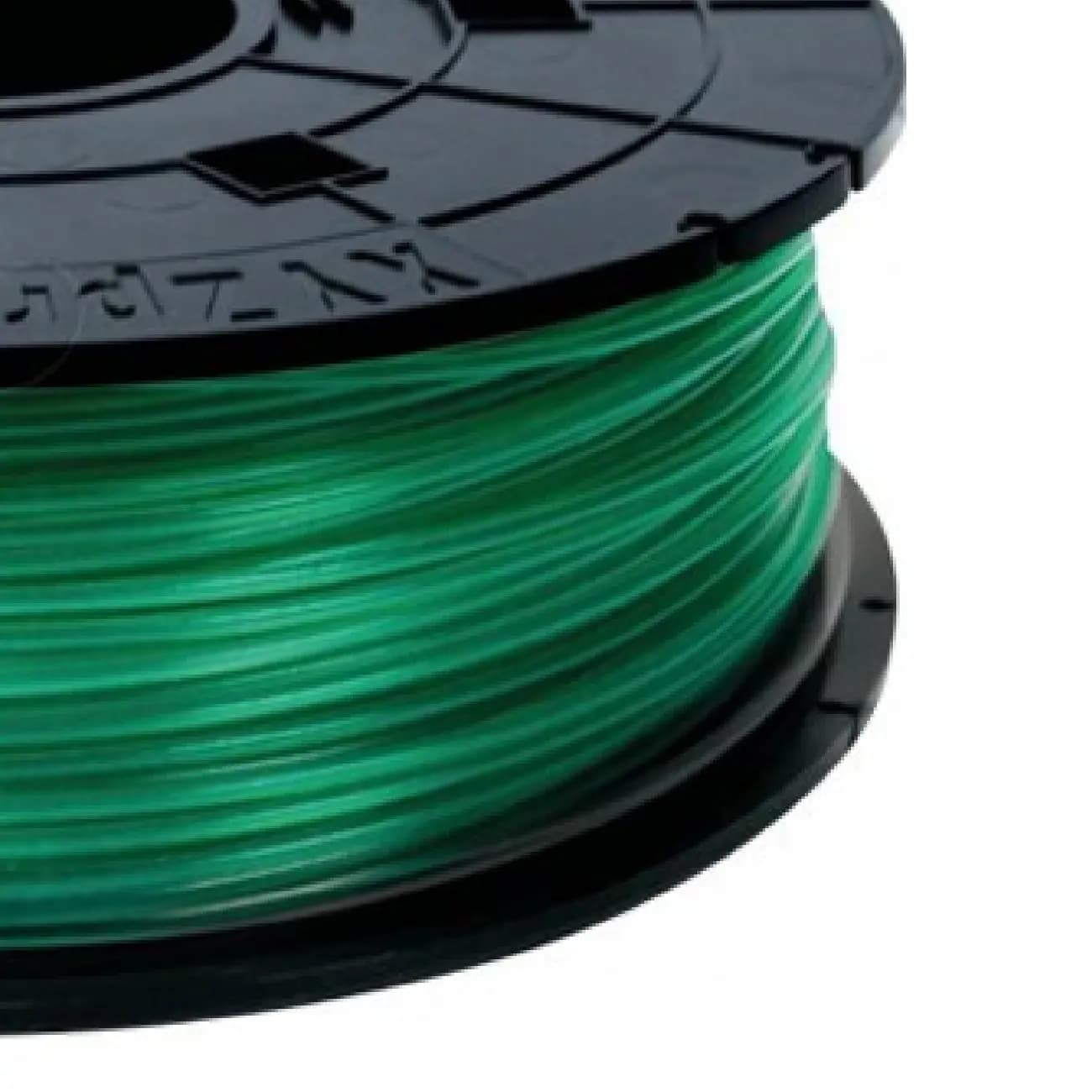Ip g‘altagi 1.75mm/0.6kg PLA XYZprinting Filament da Vinci uchun, shaffof yashil — 3