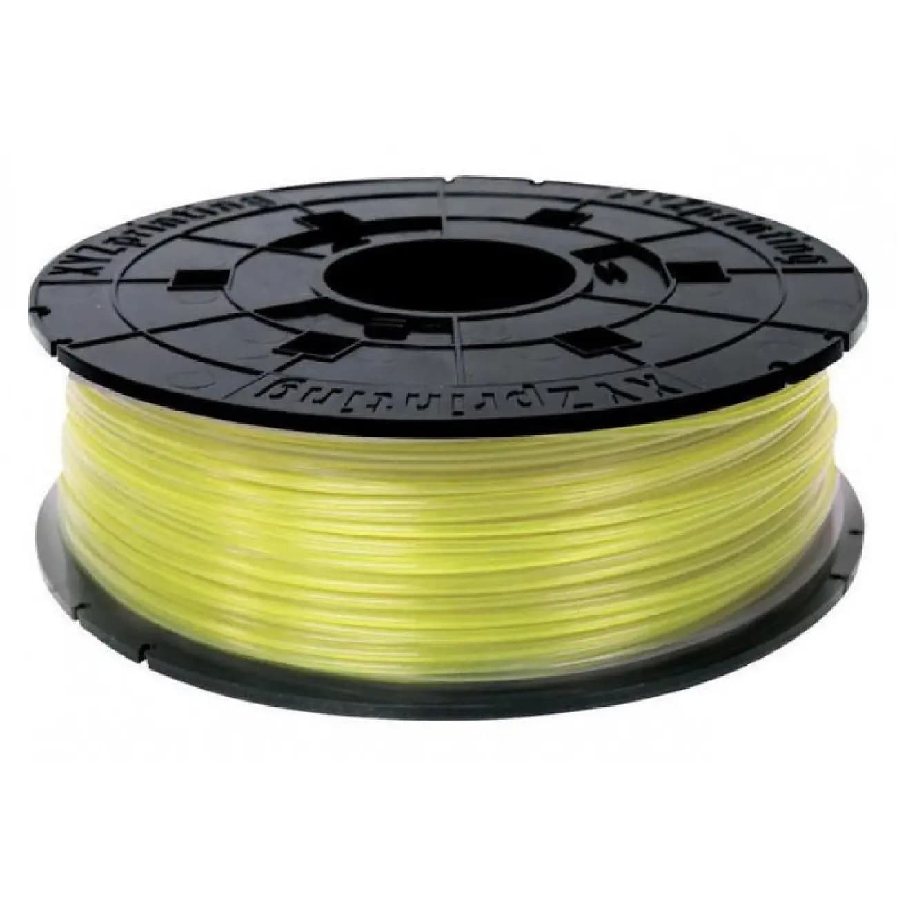 Ip g‘altagi 1.75mm/0.6kg PLA XYZprinting Filament da Vinci uchun, shaffof sariq — 1