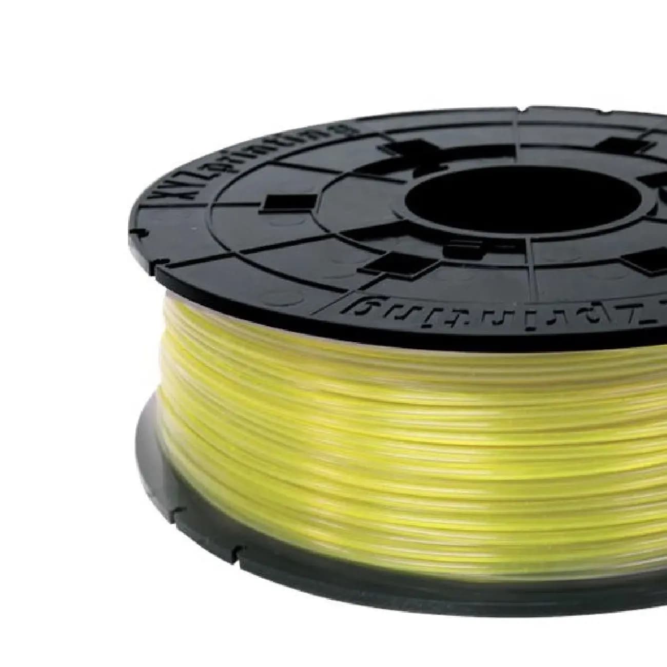 Ip g‘altagi 1.75mm/0.6kg PLA XYZprinting Filament da Vinci uchun, shaffof sariq — 2