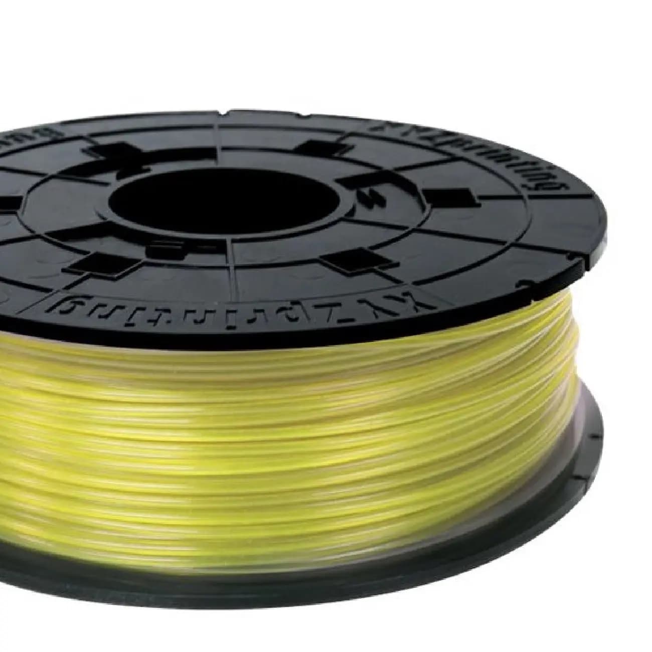 Ip g‘altagi 1.75mm/0.6kg PLA XYZprinting Filament da Vinci uchun, shaffof sariq — 3