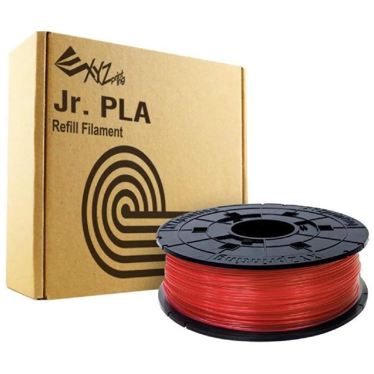 Ip g‘altagi 1.75mm/0.6kg PLA(NFC) XYZprinting Filament Junior uchun, miniMaker, Nano qizil — 4