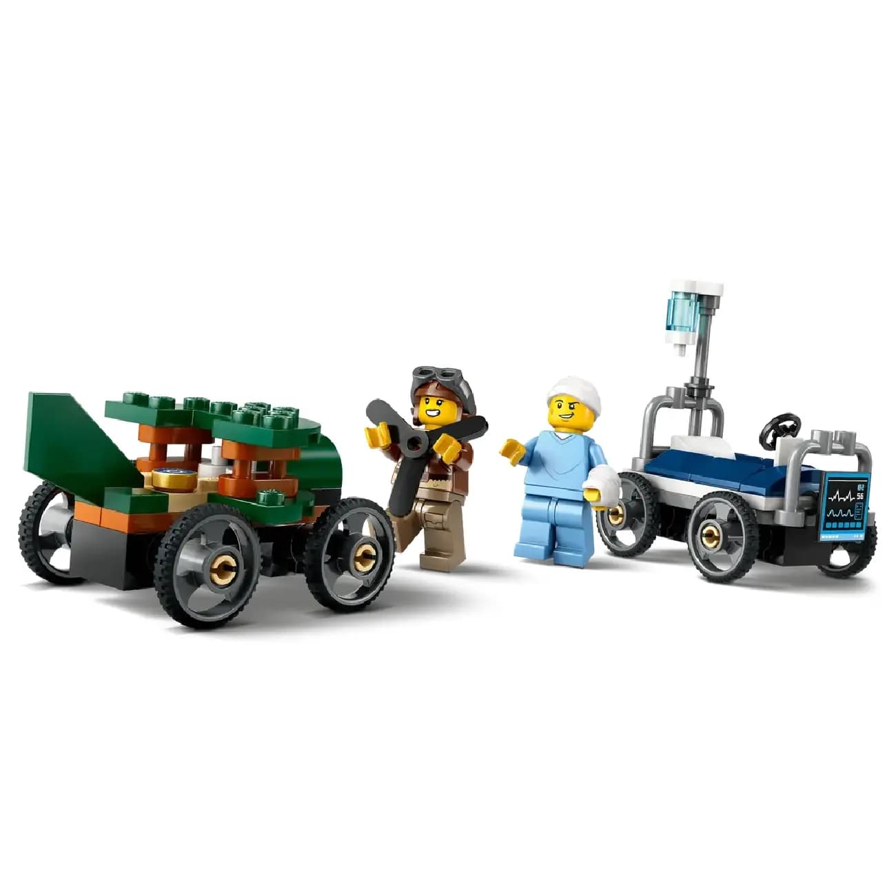 Konstruktor LEGO City “Poyga: samolyot kasalxona krovatiga qarshi” 60459 — 4