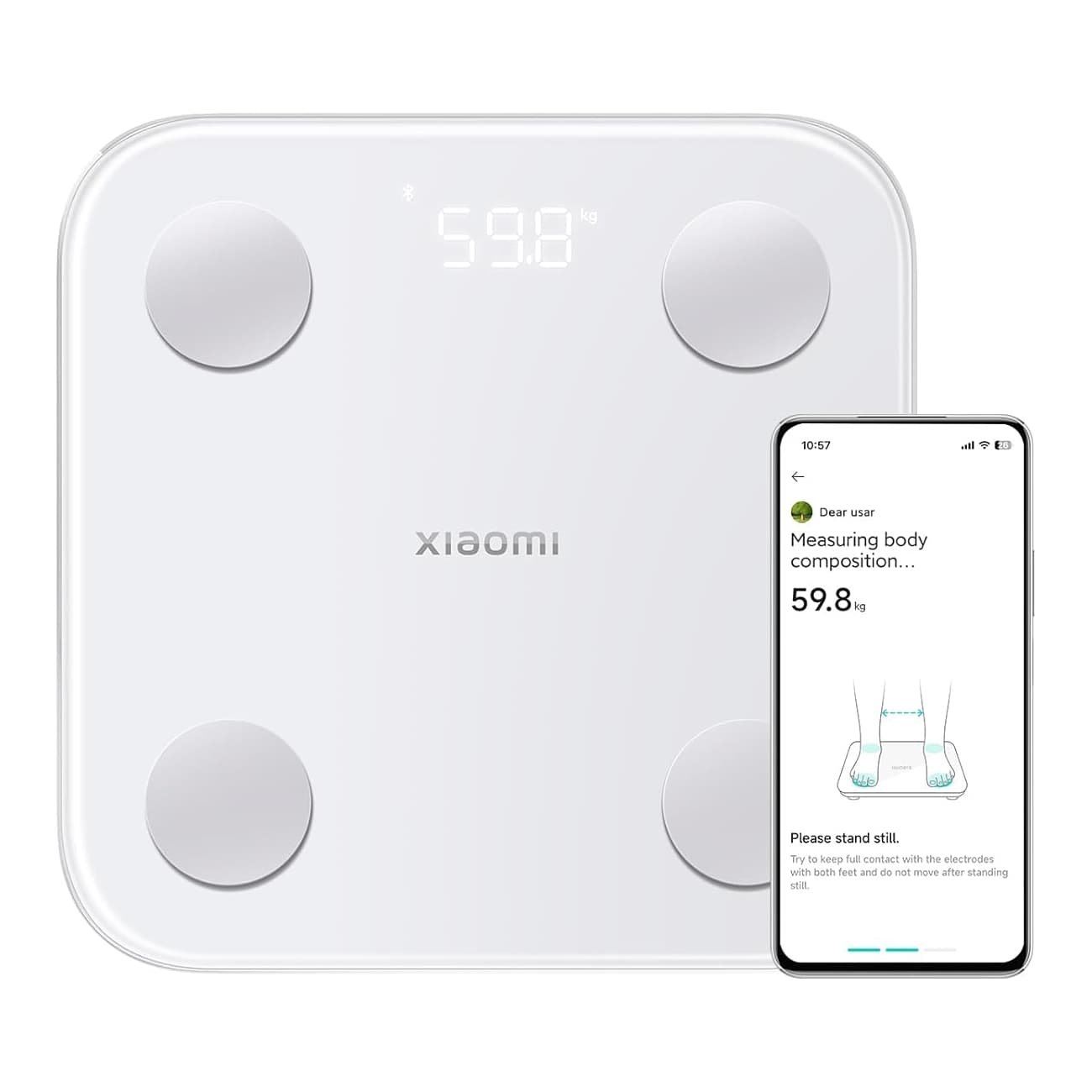 Aqlli tarozi Xiaomi Body Composition Scale S400 (BHR7793GL) — 1